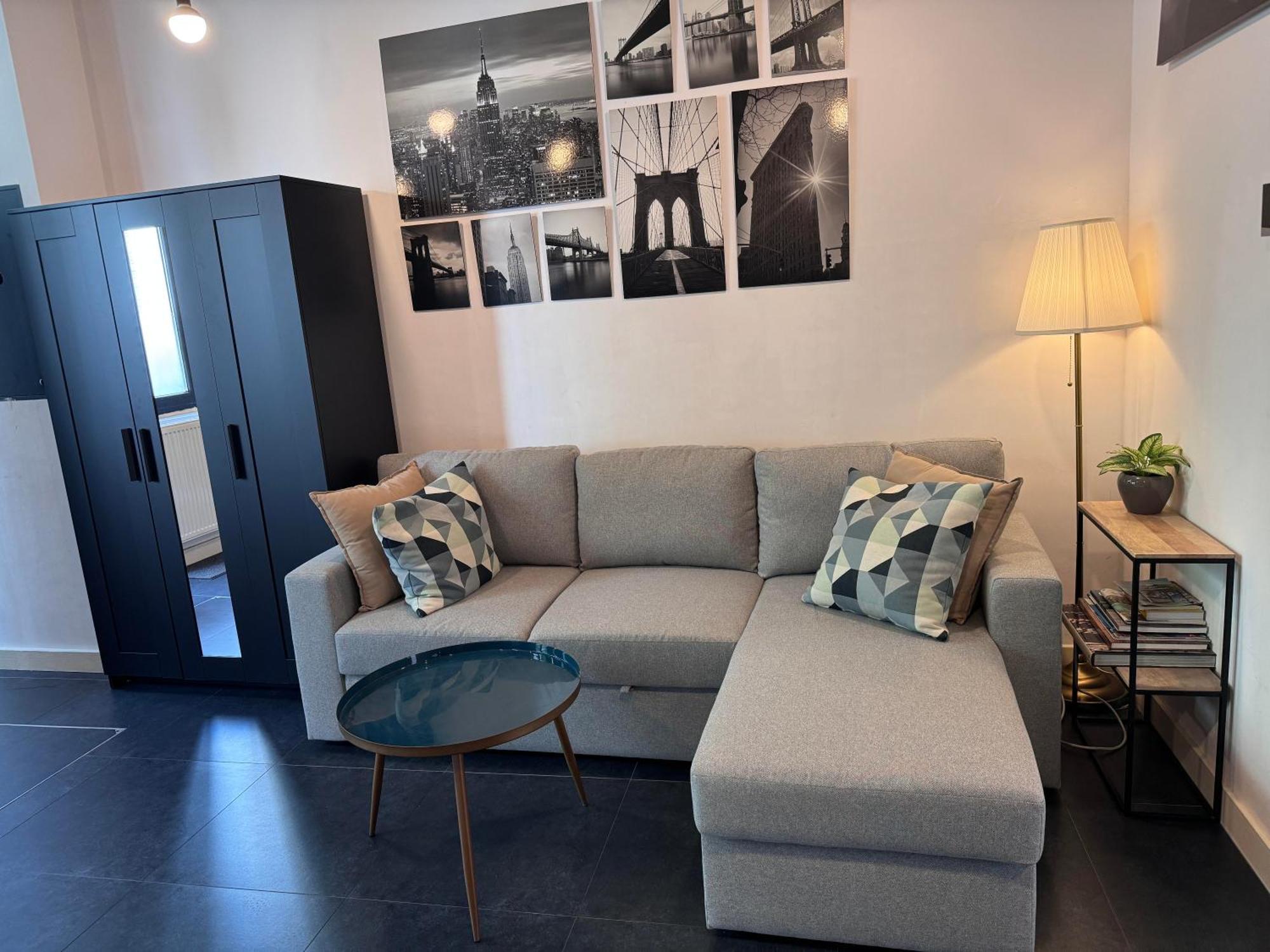 Modern Cozy Studio With Backyard أنتويرب المظهر الخارجي الصورة
